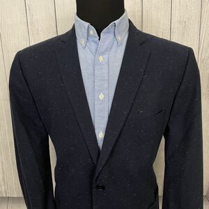 Charleston Threads XL Blue 100% Cotton 2-Button Dual-Vent Sports Coat